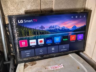 LG 33" Flat Screen TV + Wall Mount