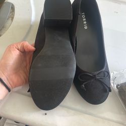 Torrid Black Heels Suede 