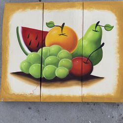 Assorted Fruit Canvas