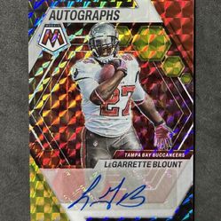 2023 Panini Mosaic Legarrette Blount Auto Bucs