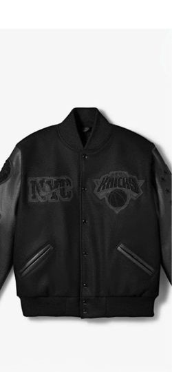 New York Knicks NYC Varsity Jacket Black