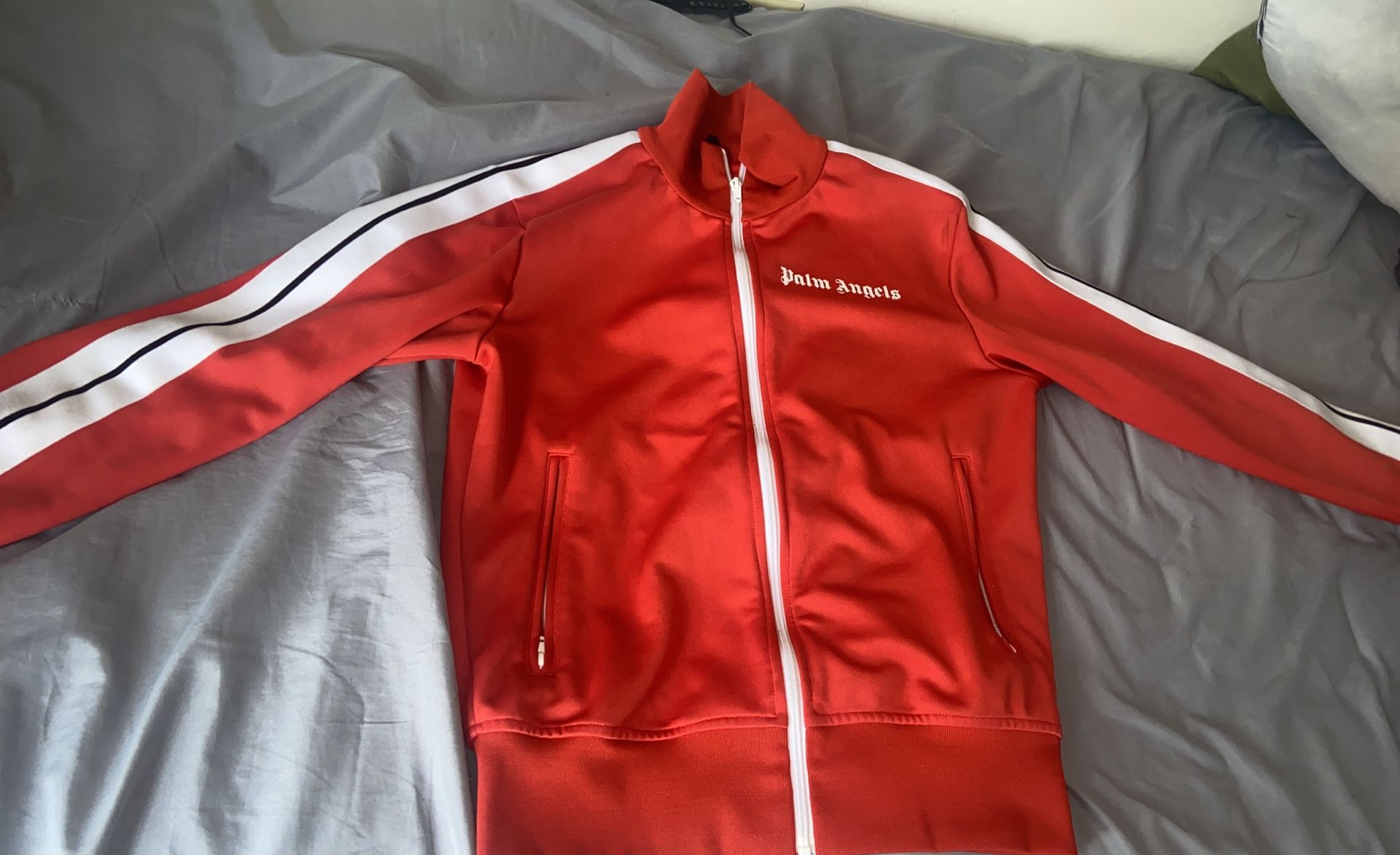 Red Palm Angles Fleece