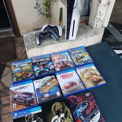 Collection of Racing Games. 2 Are Steelbook $60! Each. $25! Per Game. $450! No Games & 2 Controller with 2024 Clean Playstation 5 PS5 Slim Disc editio