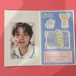 Stray Kids Little House 6th Fanmeeting Secret Acrylic Stand with Photocard I.N