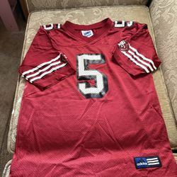 New Jeff Garcia San Francisco 49ers Youth Adidas Jersey Size Medium 10/12