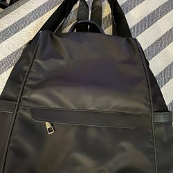 Black Leather Hand Bag / Backpack …   