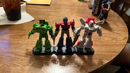 Set of Three Transformer’s Blokees (all accessories incl)