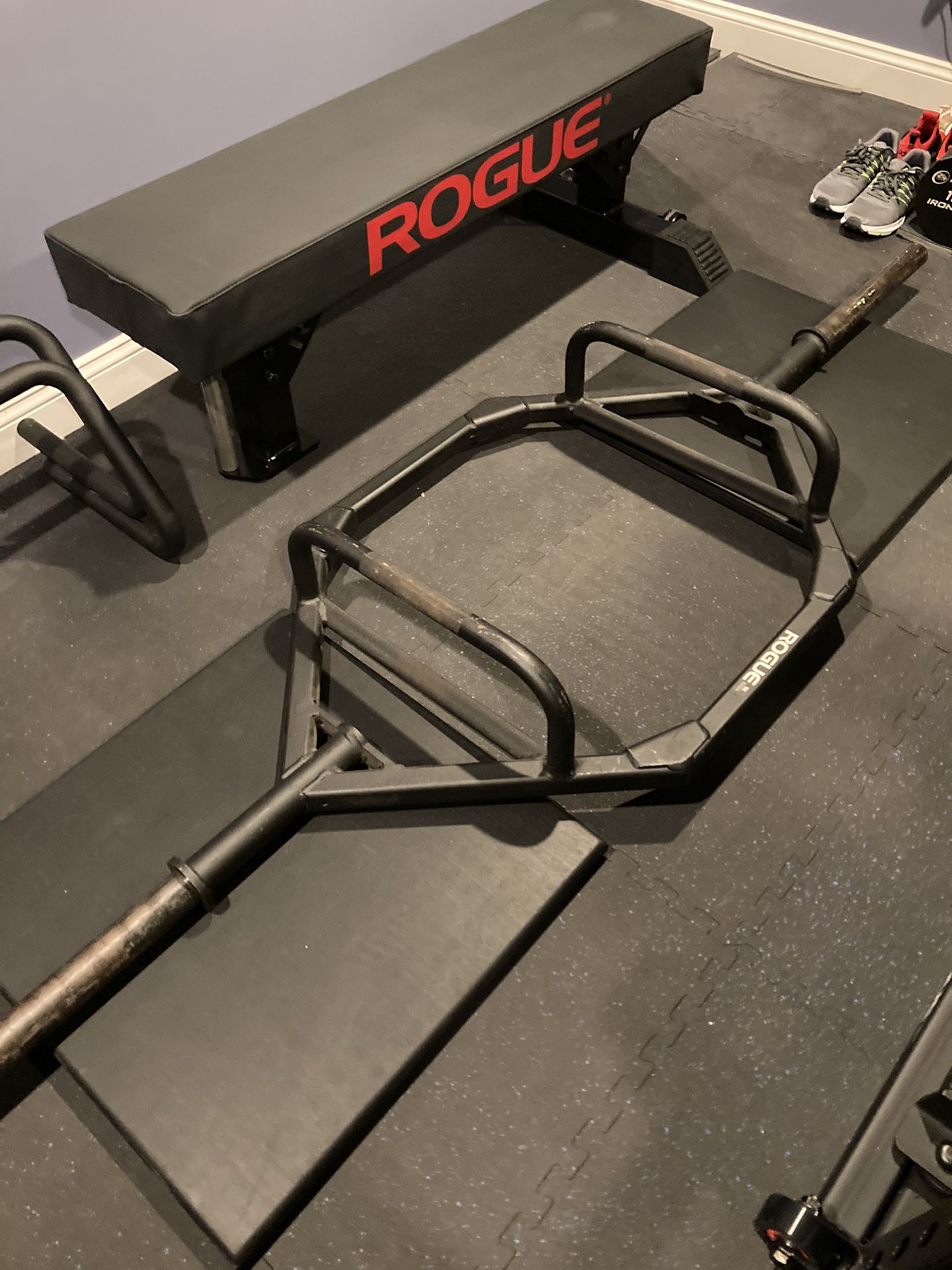Rogue Fitness Brand TB-2 Knurled Trap Barbell 60 Lb - Retails For $510