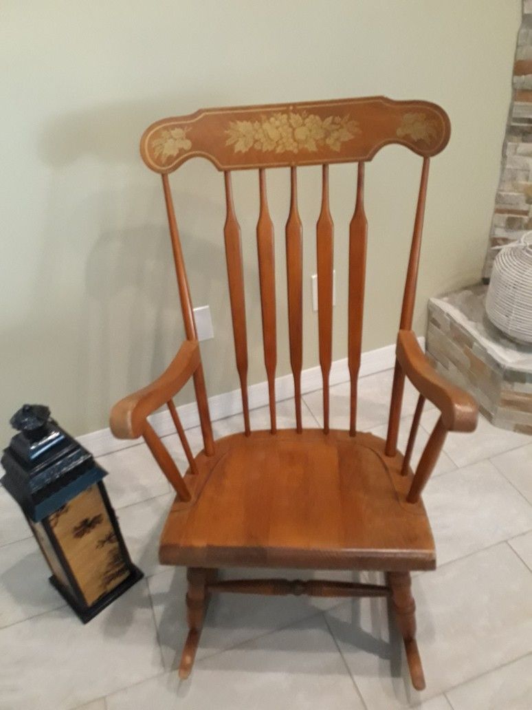 Vintage Novoles Straza Rocking Chair