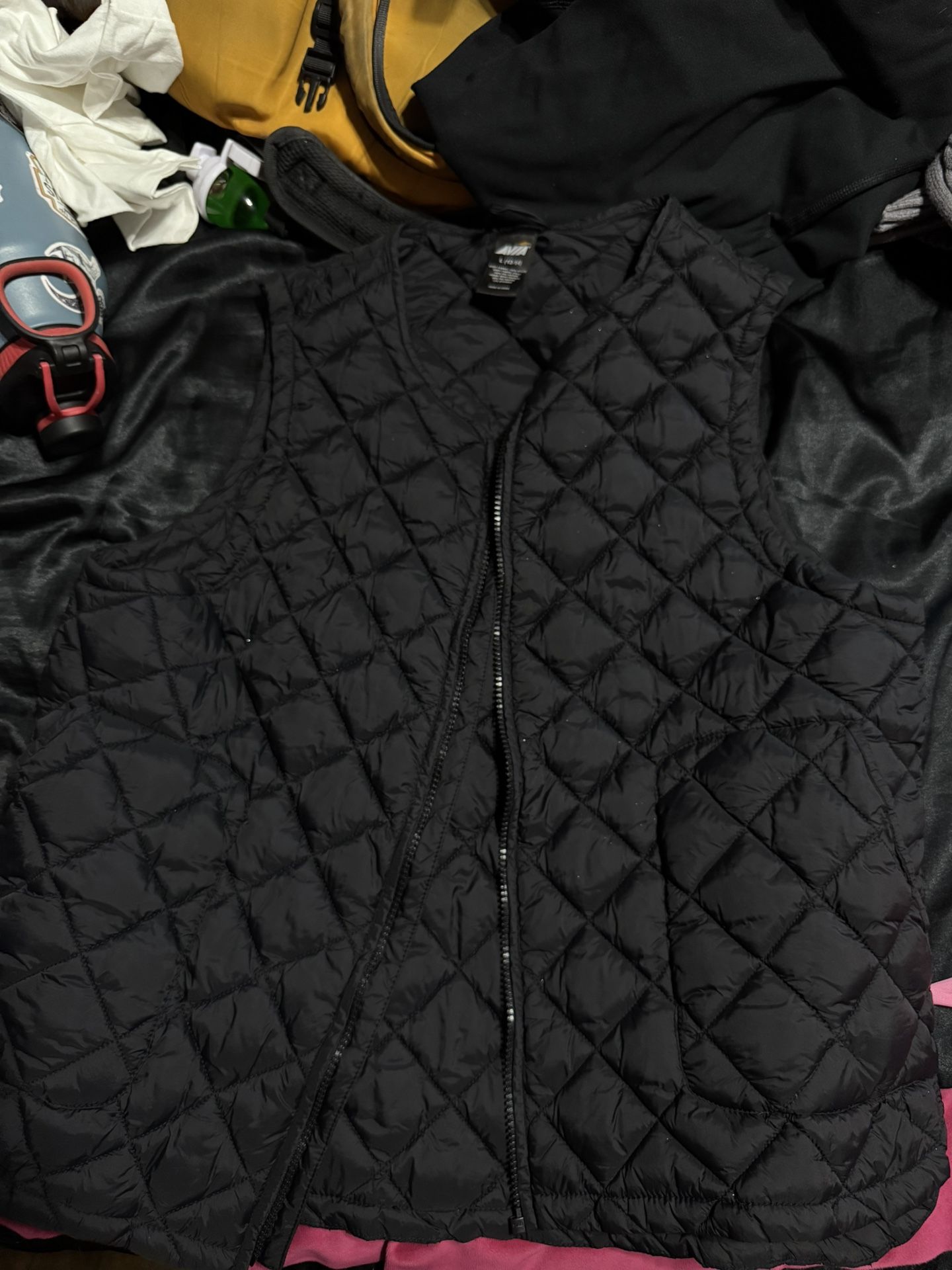 Large Puffer Vest Zip Up