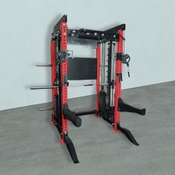 FULLY LOADED - FREE DELIVERY🟢All In One Home Gym🟢 Functional Trainer🟢Smith Machine🟢Squat Rack🟢Cable Machine