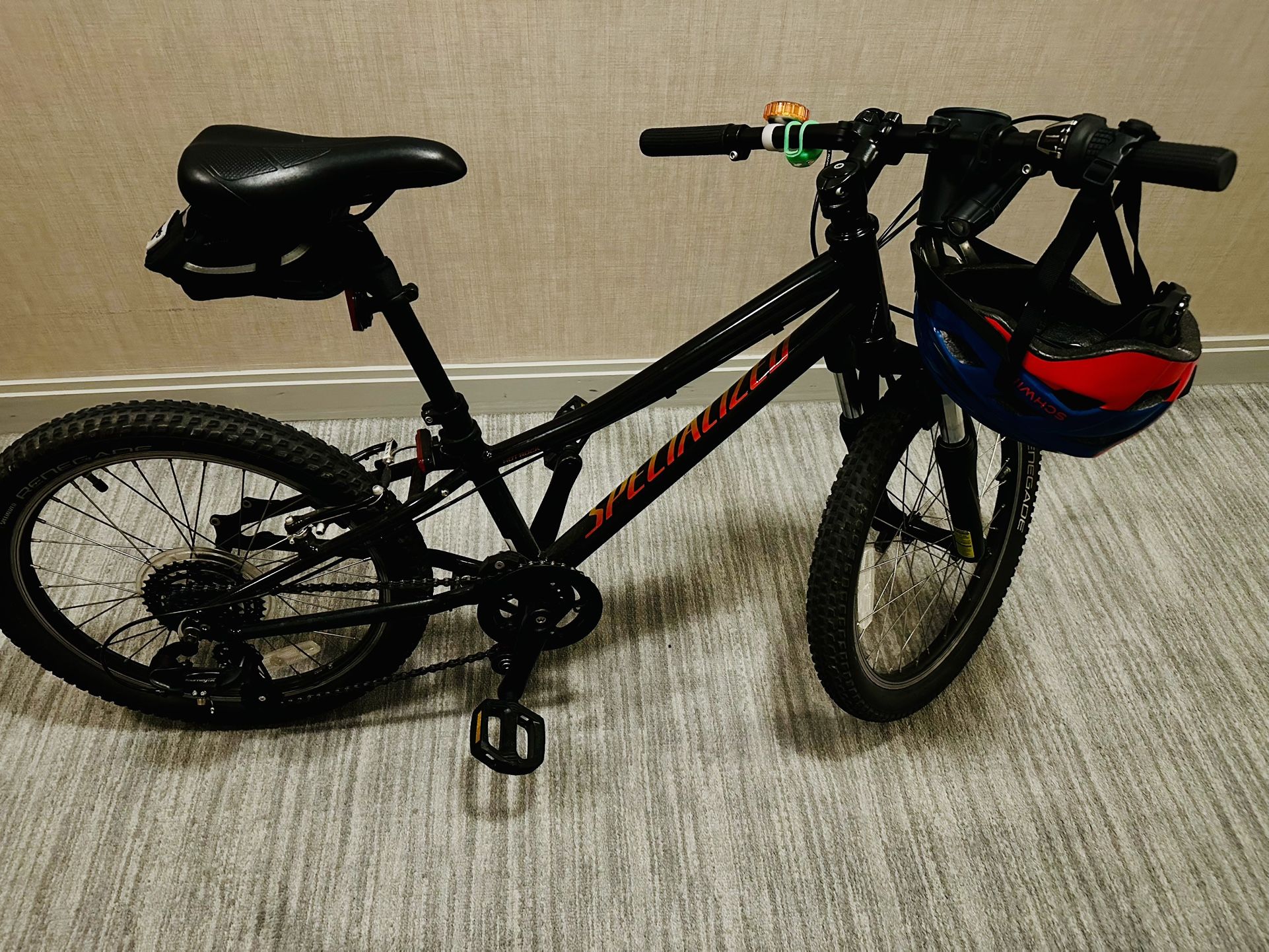 USED – Specialized HotRock 20” Kids Bike (Black) – $200 obo