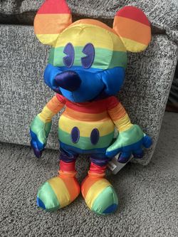 Plush Rainbow Mickey Mouse