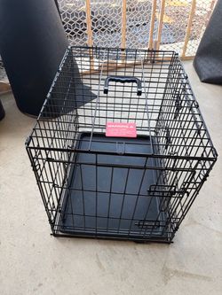 Dog crate black