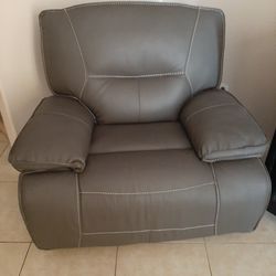 Grey Reclining chair