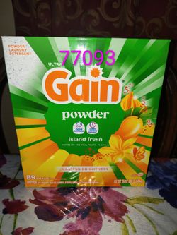 Gain powder detergent $13 **** Houston TX 77093