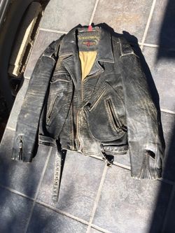 Vintage 50s style Patrolmans Leather Motorcycle Jacket