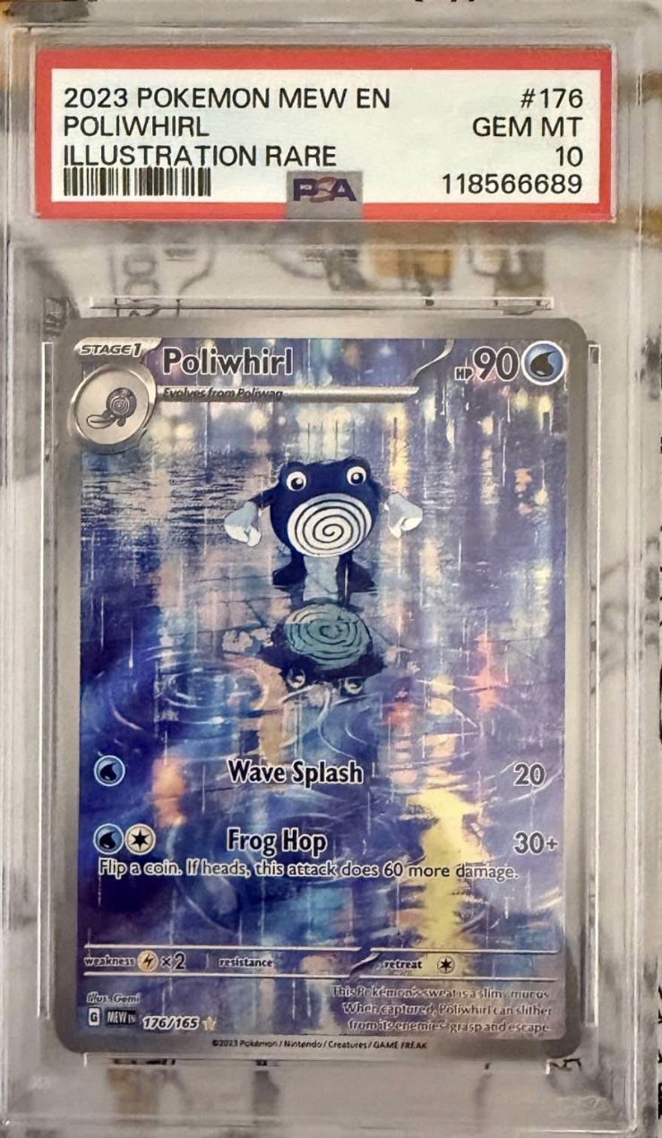 Pokémon Poliwhirl 151 PSA 10