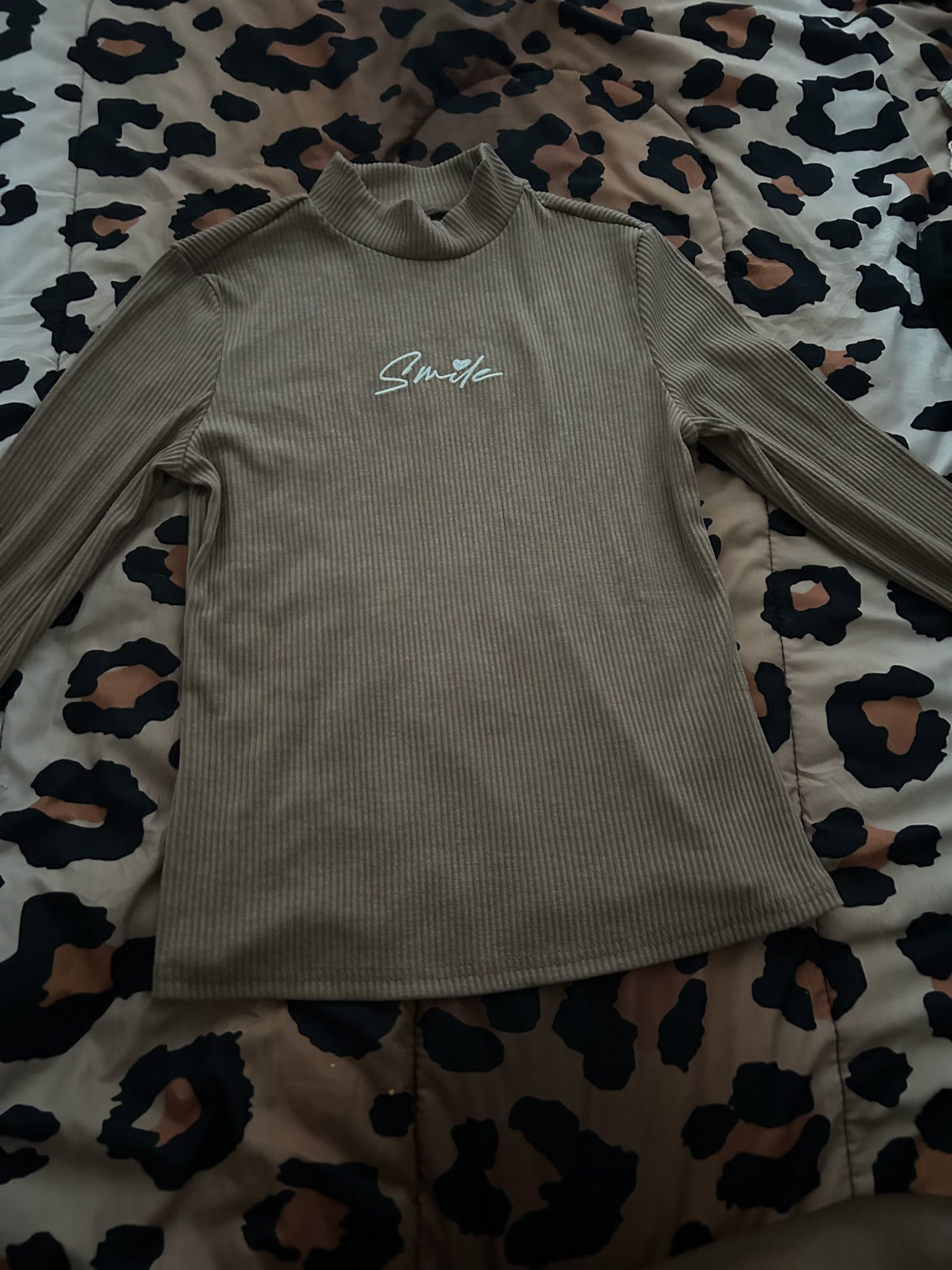 Light brown turtleneck