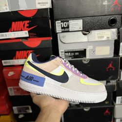 DS Nike Air Force 1 Low Shadow Photon Dust Crimson Tint size 12W 10.5M