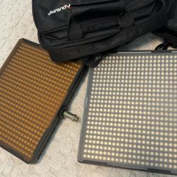 Aputure LED photography Lights. 