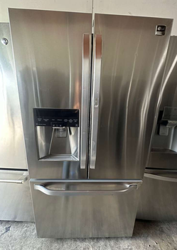 LG French Door Fridge – Stainless, Ice & Water, Door‑in‑Door