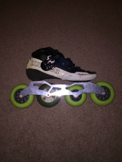 Speed skates plus bag