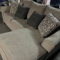 Couch Light Gray Almost New