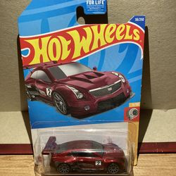 Hot Wheels / 16 Cadillac ATS-V R / Burgundy