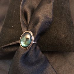 Sterling Silver Mexican Opal Ring