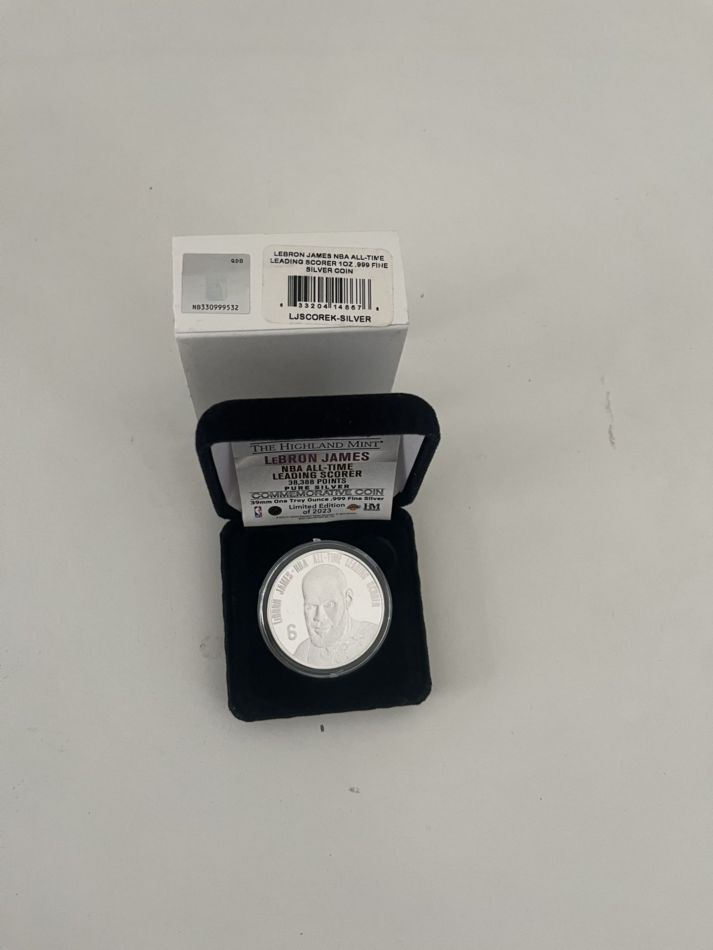 LeBron James .999 Silver Coin