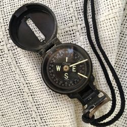 Japanese Military Engineers Visual Compass Vintage