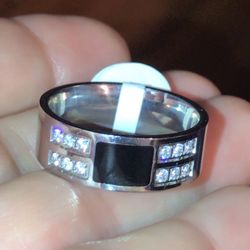 New Stainless Steel Wedding Ring Size 7