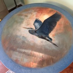 Coastal Hand Painted Table