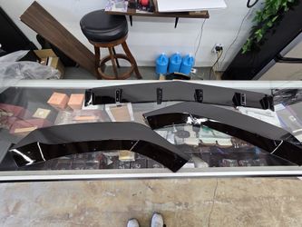 Front Bumper Lip Splitter (3pcs) Glossy Black.