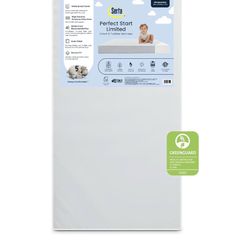 Serta Perfect Start Limited Dual Sided Baby Crib Mattress and Toddler Mattress, Breathable Fiber Core