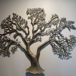 Large Brass Tree Of Life