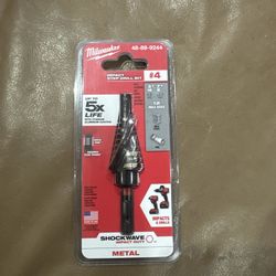 Milwaukee 48-89-9244 SHOCKWAVE Impact Duty Step Bit #4 3/16 - 7/8"