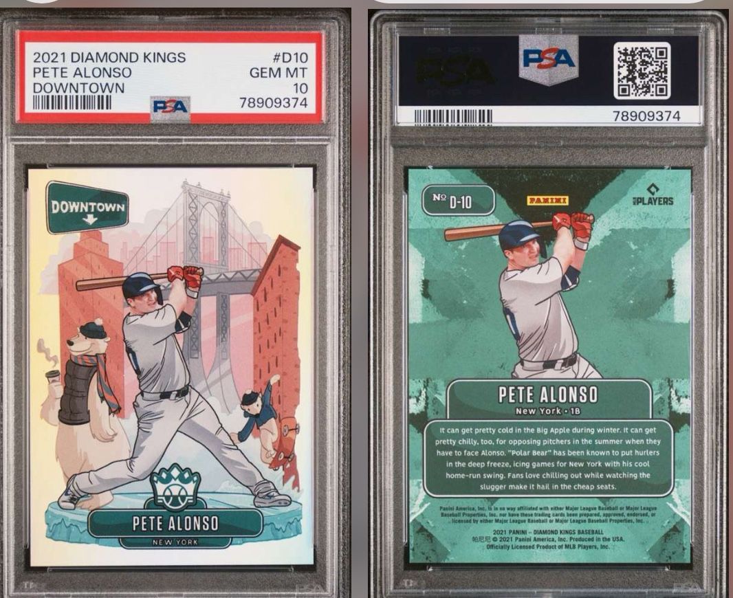 2021 Pete Alonso DOWNTOWN: Psa 10