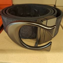 Coach Leather Monogram Reversible 