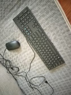 Wired Keyboard And Mouse- Barely Used