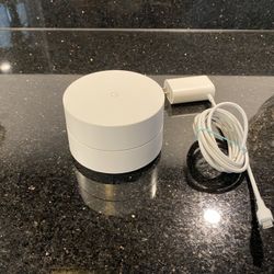 Google Mesh WiFi System Router AC1200 Dual-band 802.11ac NLS-1304 White 1-Pack 