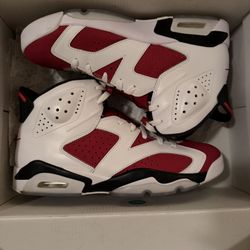 Jordan Retros 6 (Carmine)