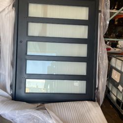 72x96 Pivot Iron Door 