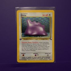 Pokémon Ditto 1st Edition HOLO