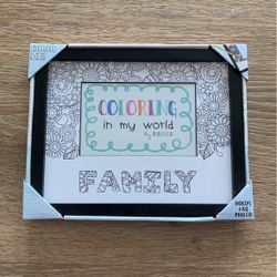 Coloring Picture Frame 4x6