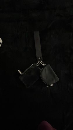 Brand New Lulu Lemon Key Chain With A Fuzzy And Normal Pouch