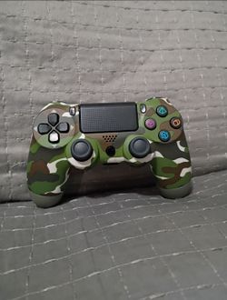 New PlayStation 4 Controller DualShock 4 - Green Camo PS4 Video Game Controller Working And Tested