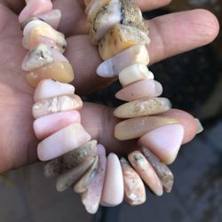 16 inch Peruvian Opal beads gemstones necklace