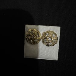 10k gold nugget earrings 